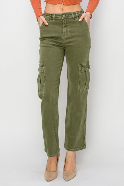 Meg High Rise Cargo Pants
