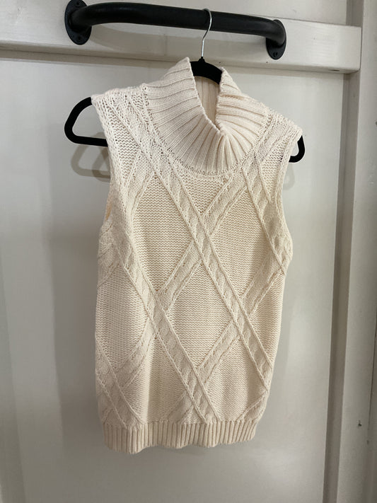 Willow Sleeveless Cable Sweater Tank