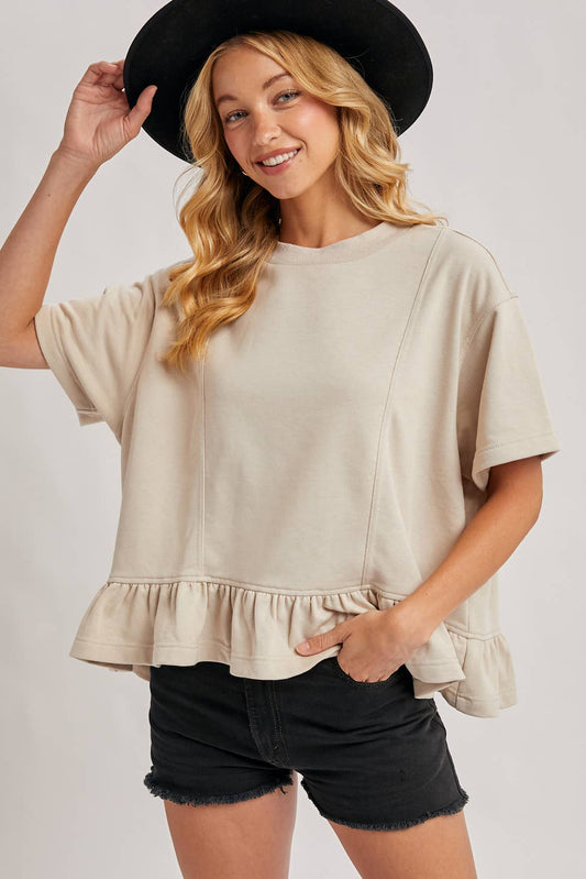 Peplum Chic Top