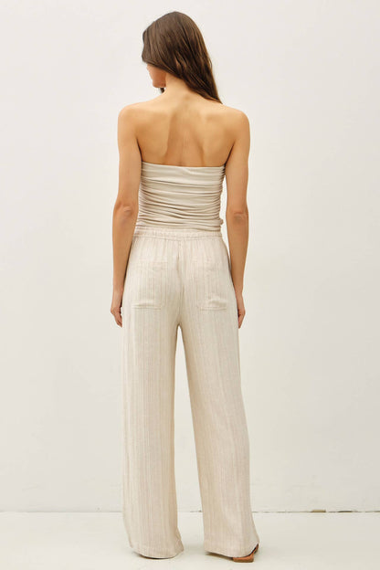 Wide Leg Linen Pants
