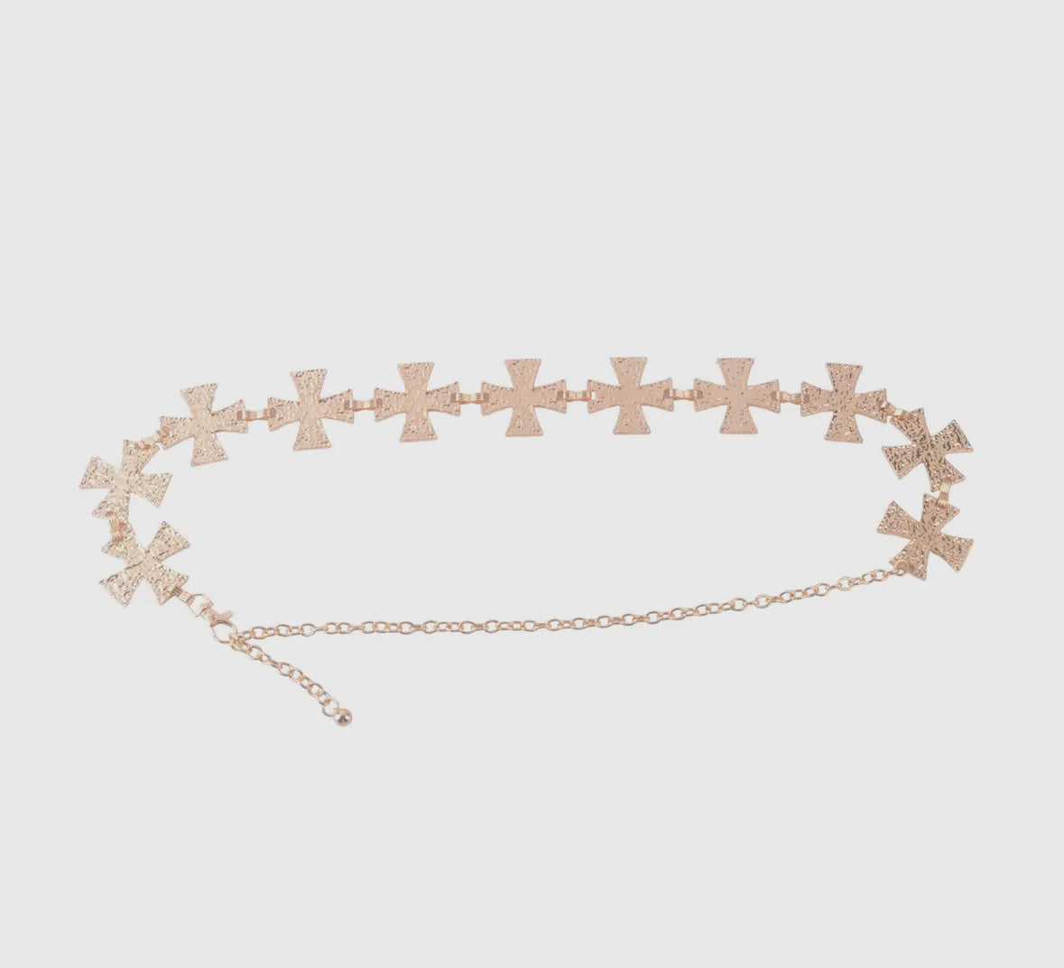 Gold Cross Chain Belt