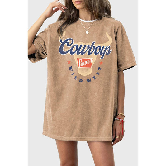 Cowboys Rodeo Oversized Tee