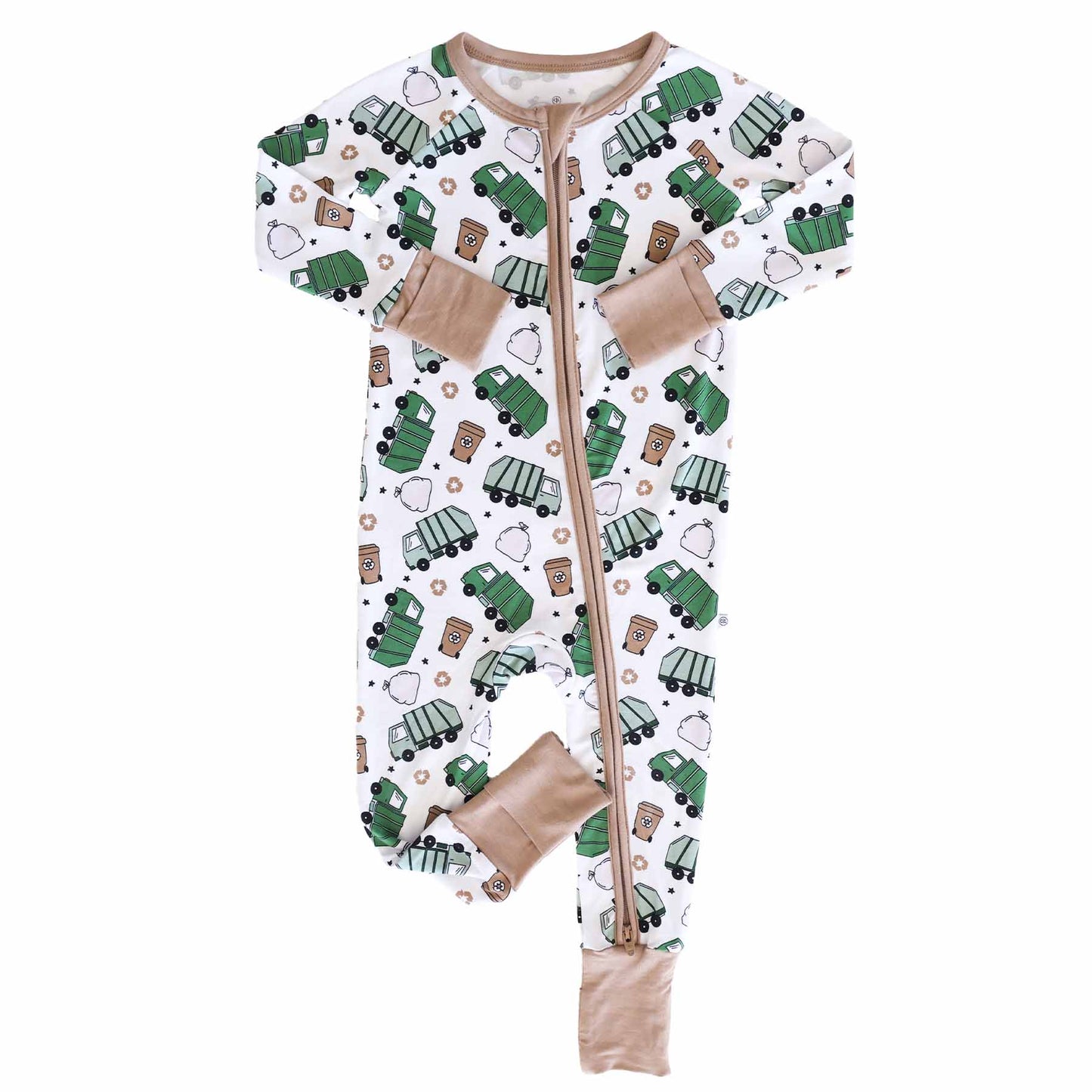 Clean Up Crew Bamboo Zip Romper