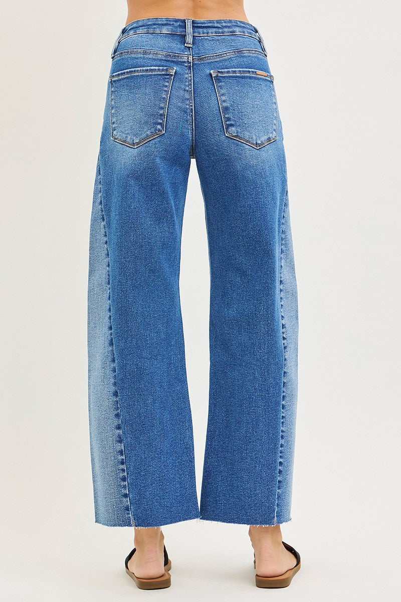 Stacey Barrel Contrast Denim