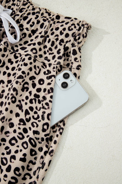 Leopard Knit Pants