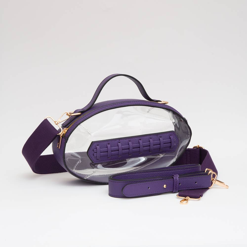 Game Day Football Clear Bag