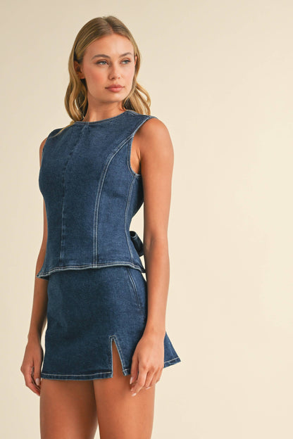 Turning Heads Denim Mini Set