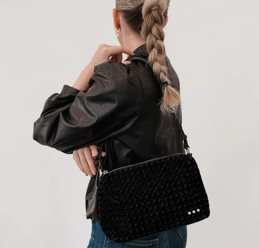 Harper Hobo Suede Shoulder Bag