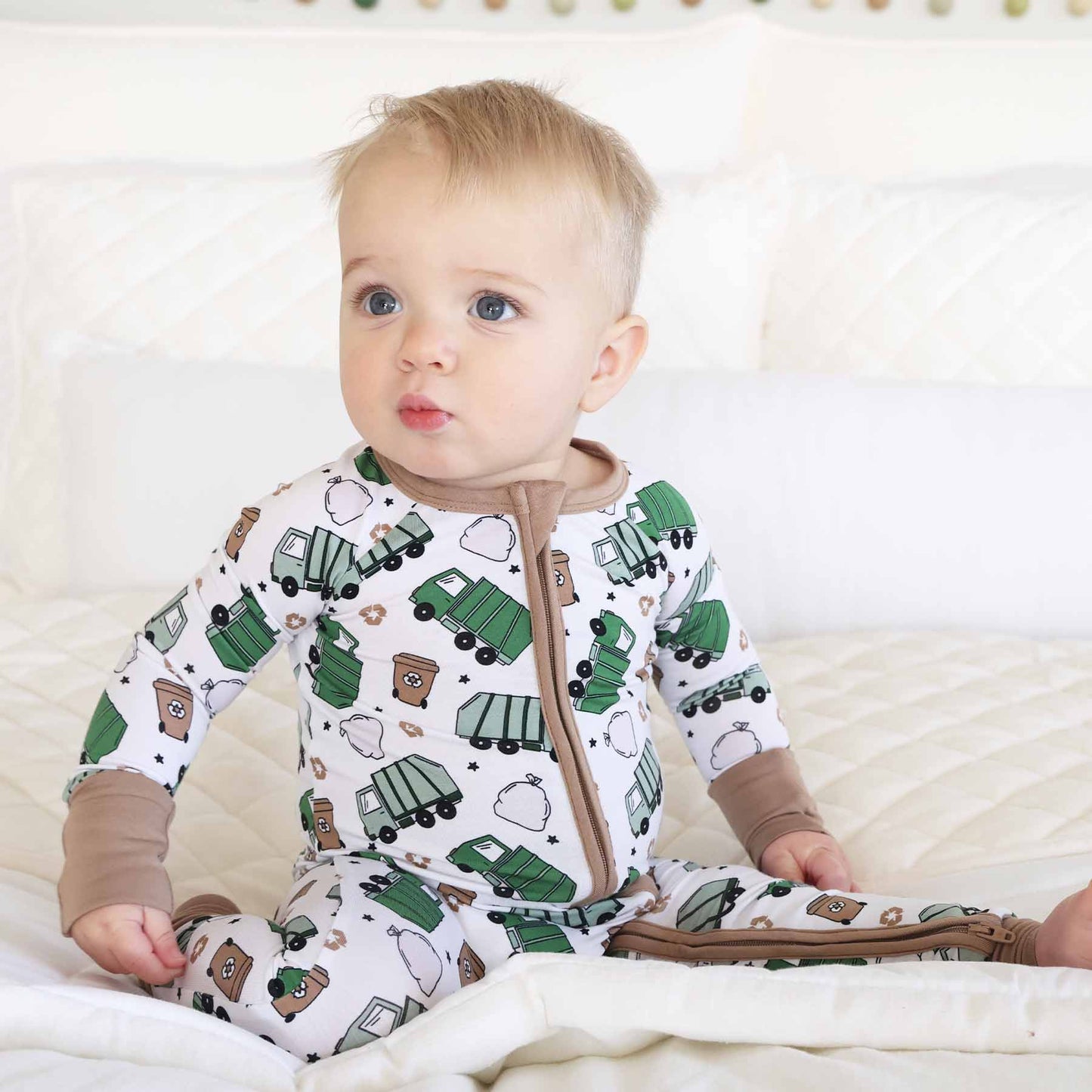 Clean Up Crew Bamboo Zip Romper