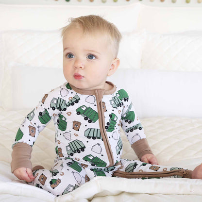 Clean Up Crew Bamboo Zip Romper