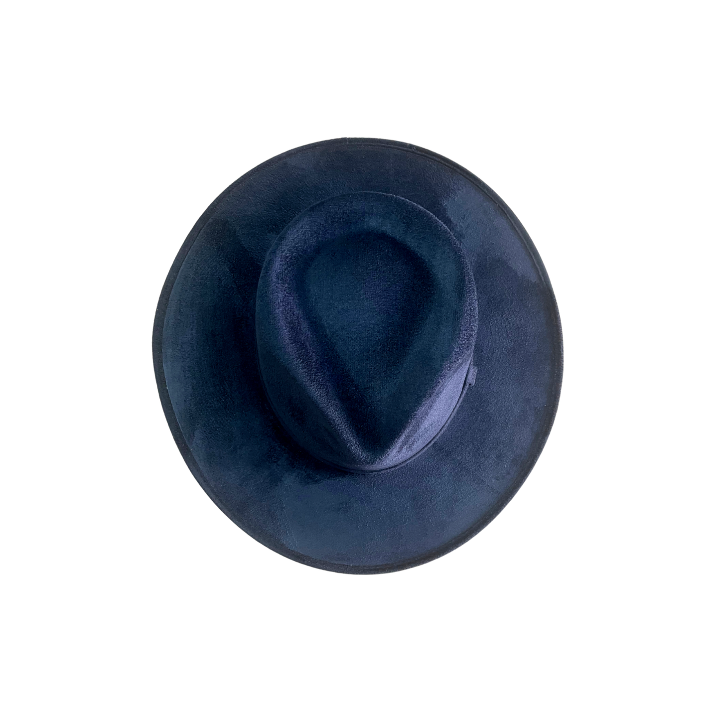 Vegan Suede Tear Drop Hat: Tobacco