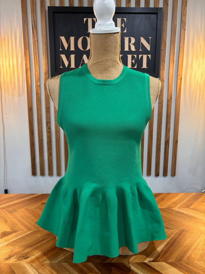 Spring Please Peplum Tank