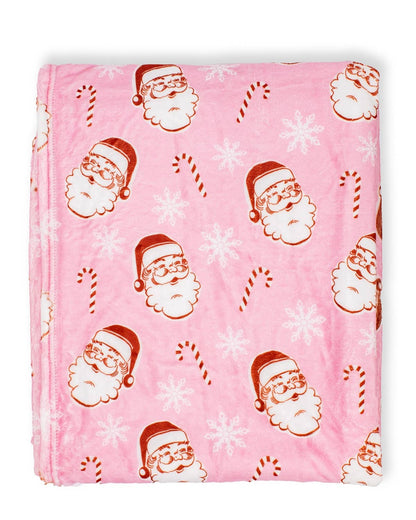 Candy Cane Cutie Throw Pink