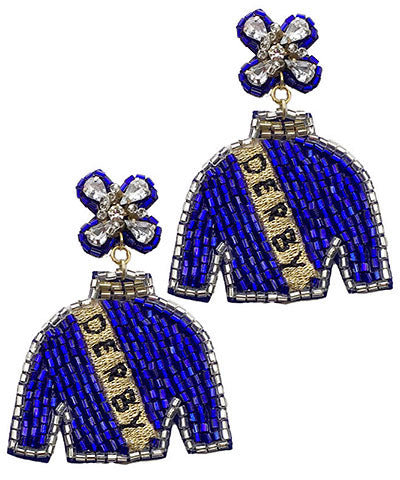 Derby Silks Earring