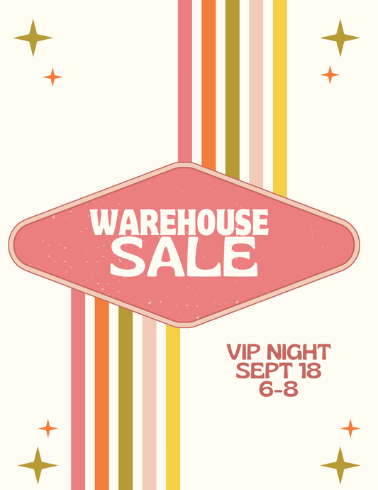 VIP TICKET - Fall Warehouse Sale 2026