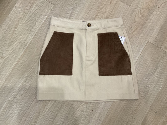 Neutral Tones Utility Mini Skirt FINAL SALE