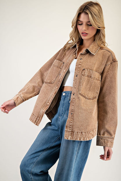 Hazelnut Denim Jacket