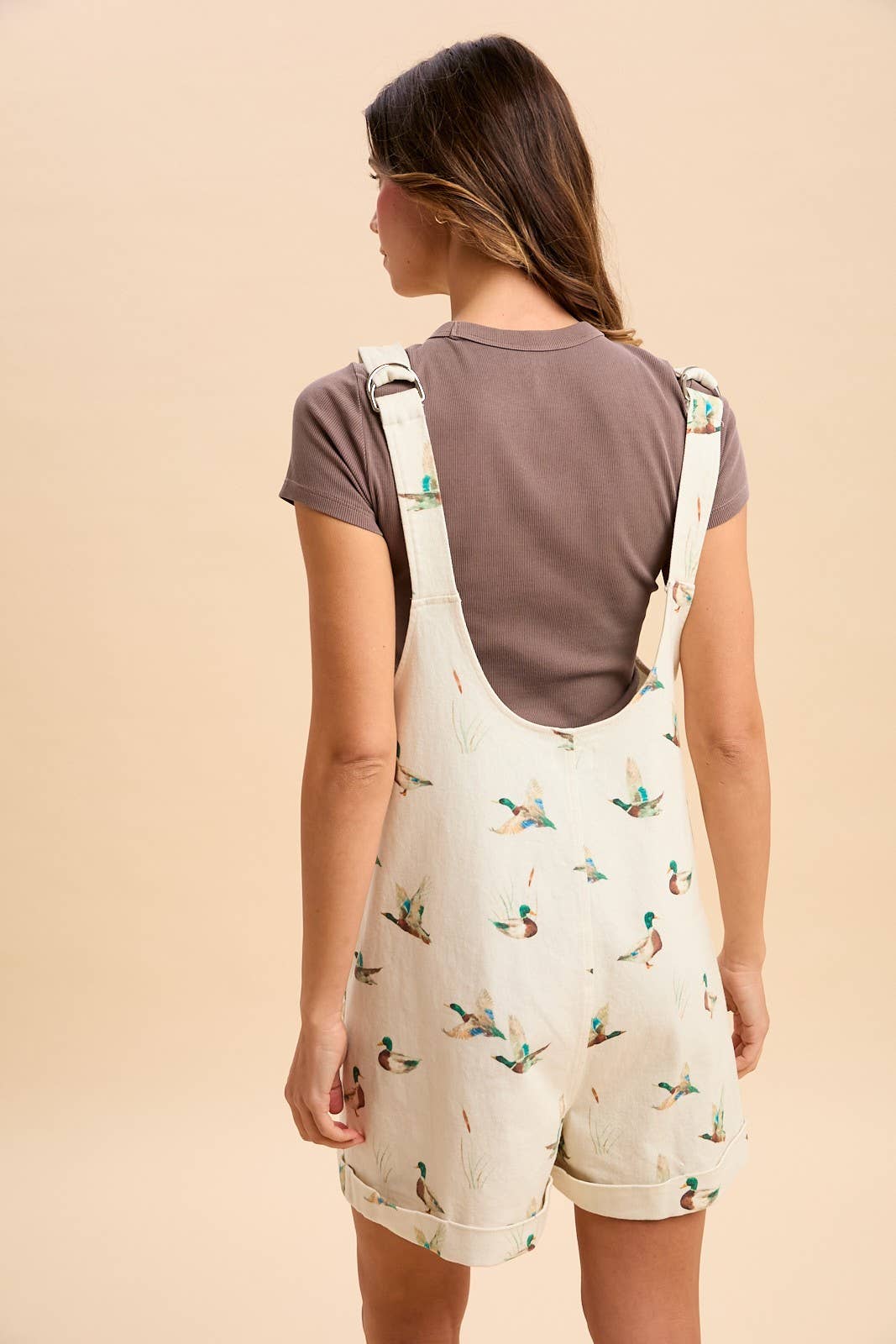 Mallard Duck Print Romper