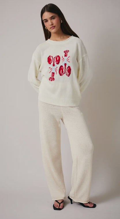 East Coast Lobster Sweater Top