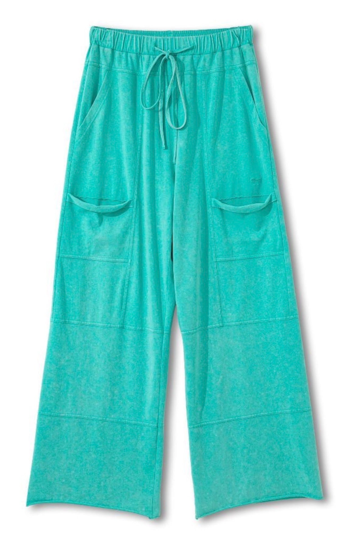 Turquoise Vintage Wash Pants