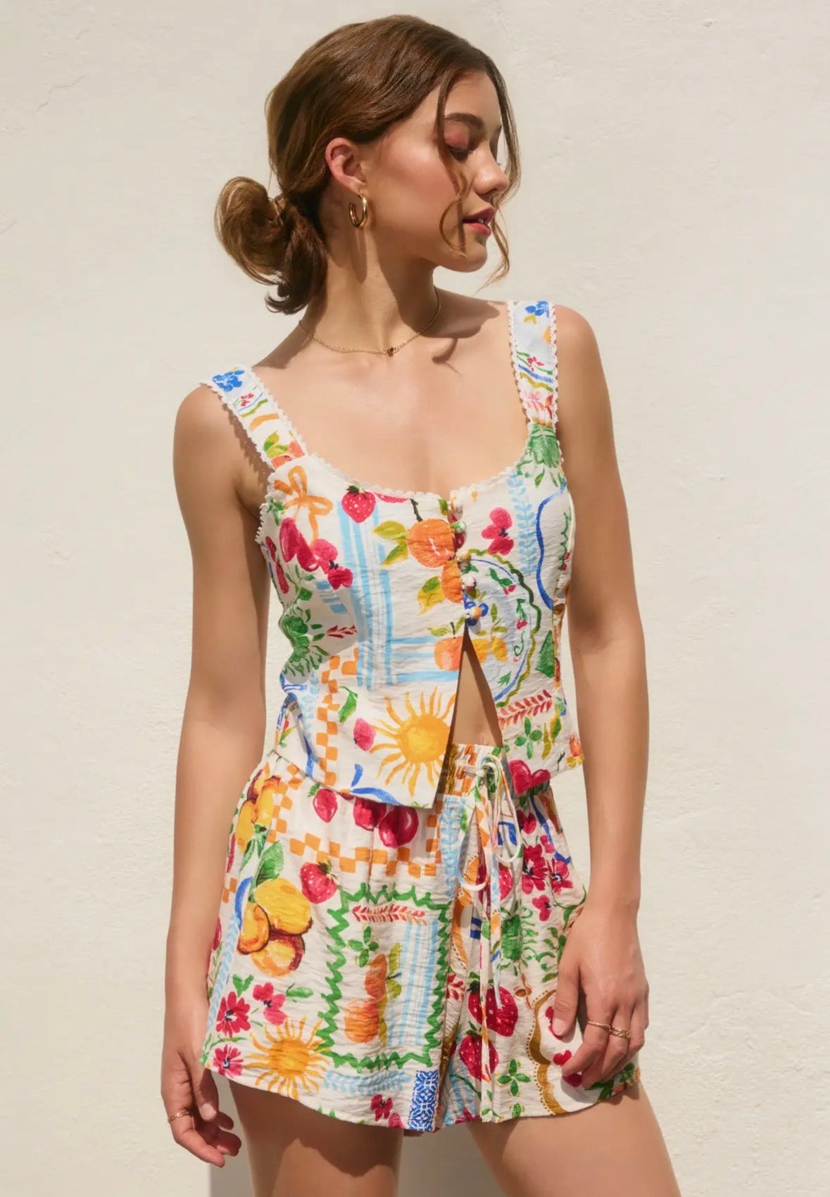 Sweetest Thing Lace Trim Tank