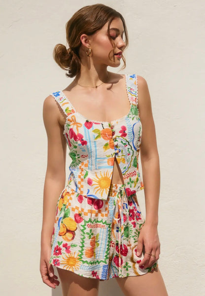 Sweetest Thing Lace Trim Tank