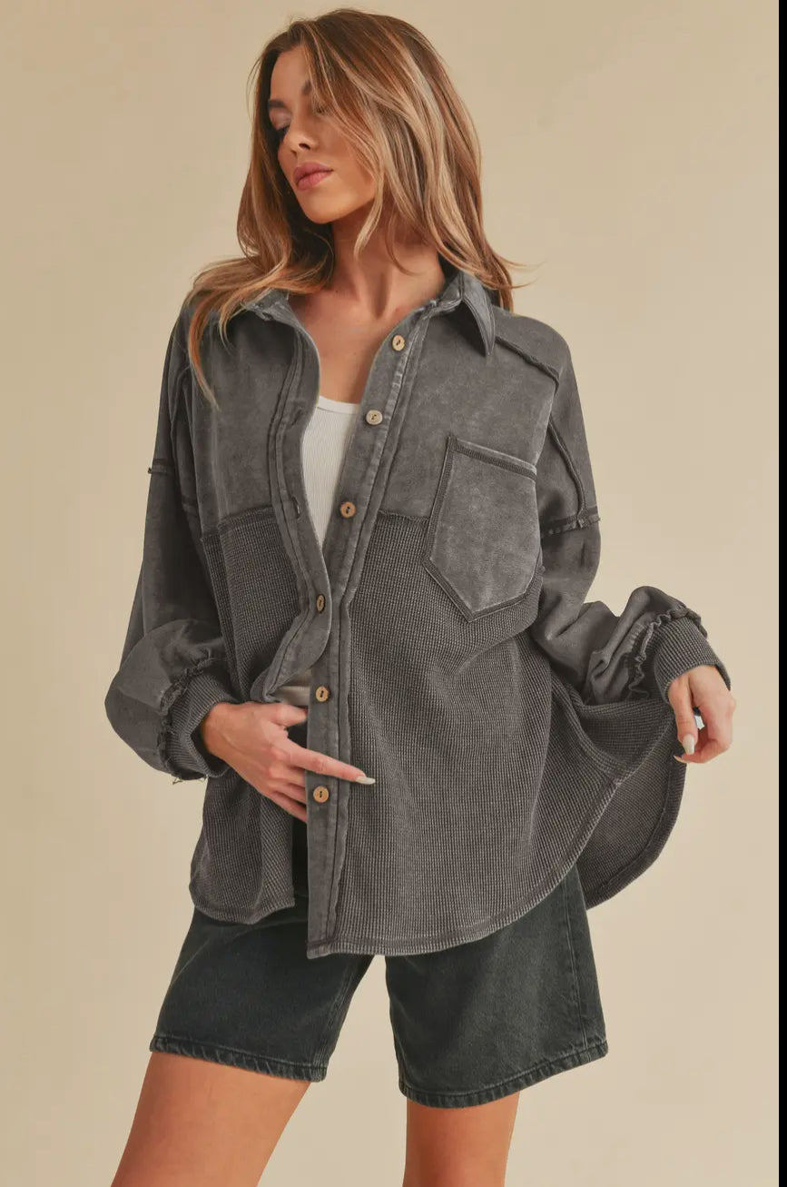 Judie Jacket : Charcoal