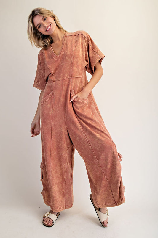 Red Clay Jumpsuit
