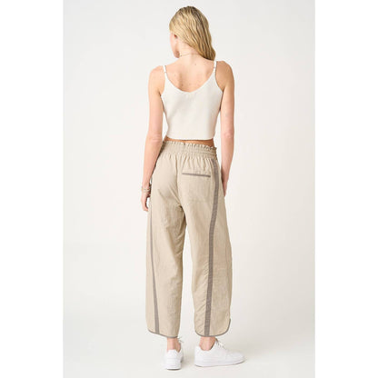 Sporty Girl Stripe Nylon Pants