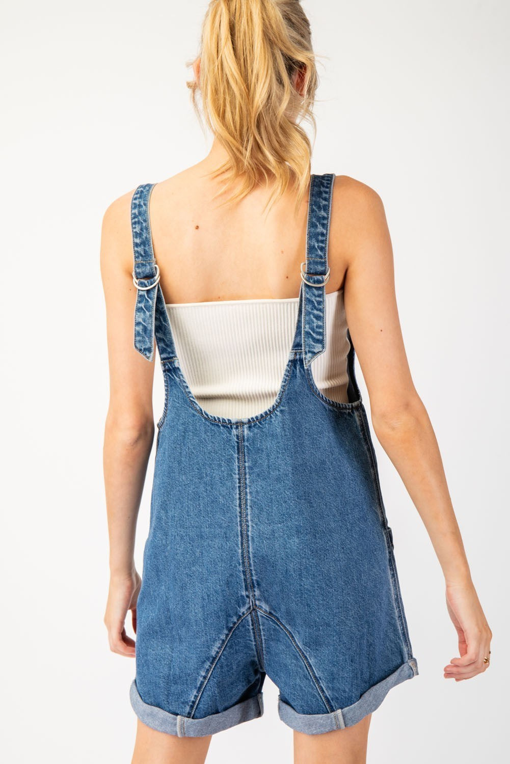 Denim Romper