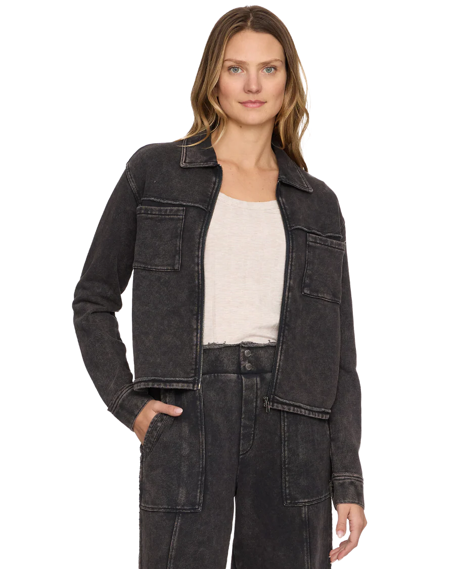 Charlotte Zip Up Terry Jacket