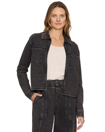 Charlotte Zip Up Terry Jacket