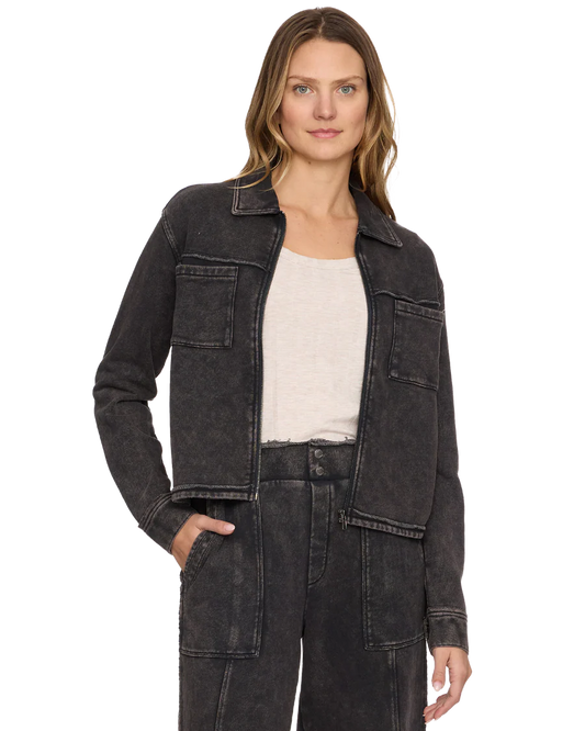 Charlotte Zip Up Terry Jacket