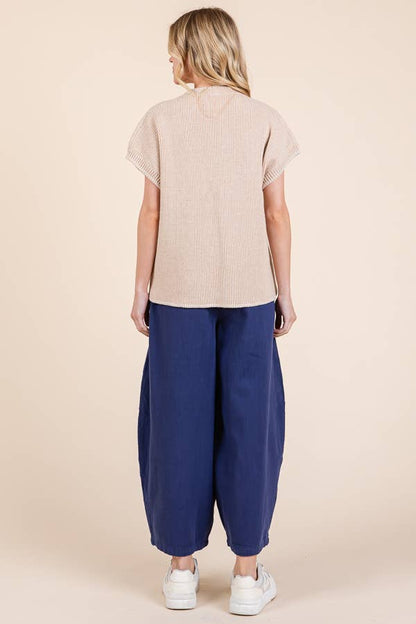 Stitch Edge Knit Sweater