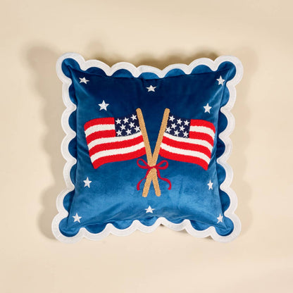 Party In The USA Flag Throw Pillow