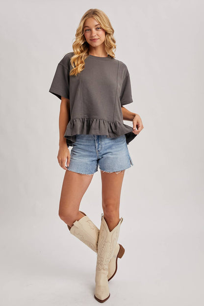 Peplum Chic Top