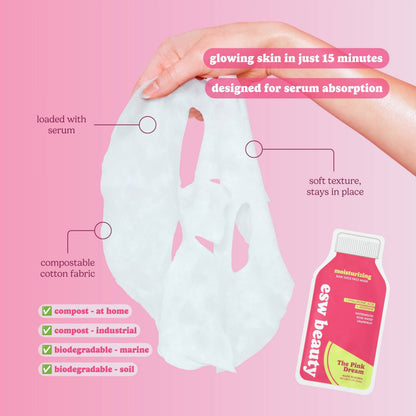 The Pink Dream Moisturizing Sheet Mask