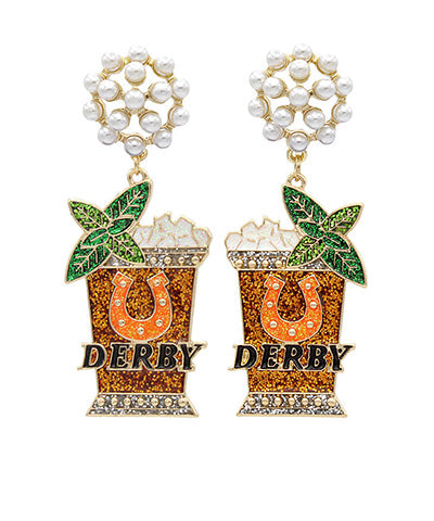 Mint Julep Glitzy Earrings