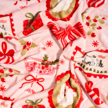 Home for the Holidays Plush Blanket