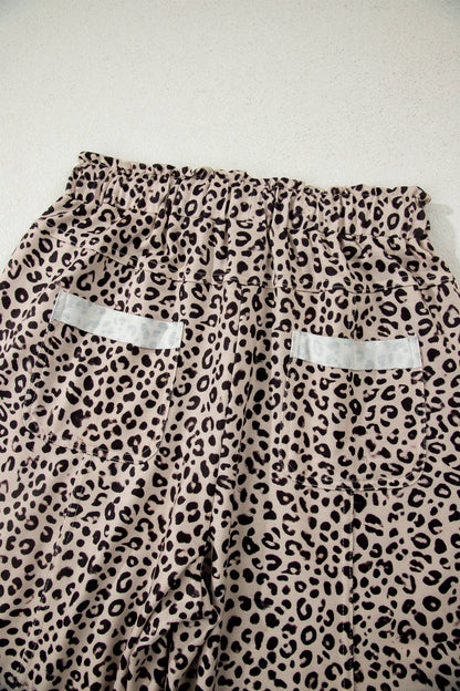Leopard Knit Pants