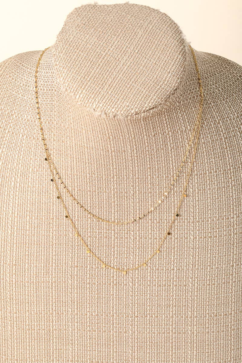 Coin Choker Necklace: Gold