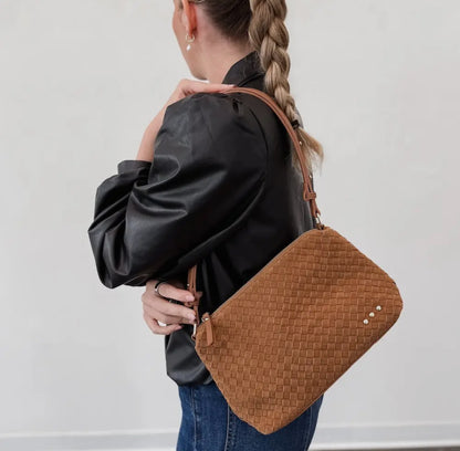Harper Hobo Suede Shoulder Bag
