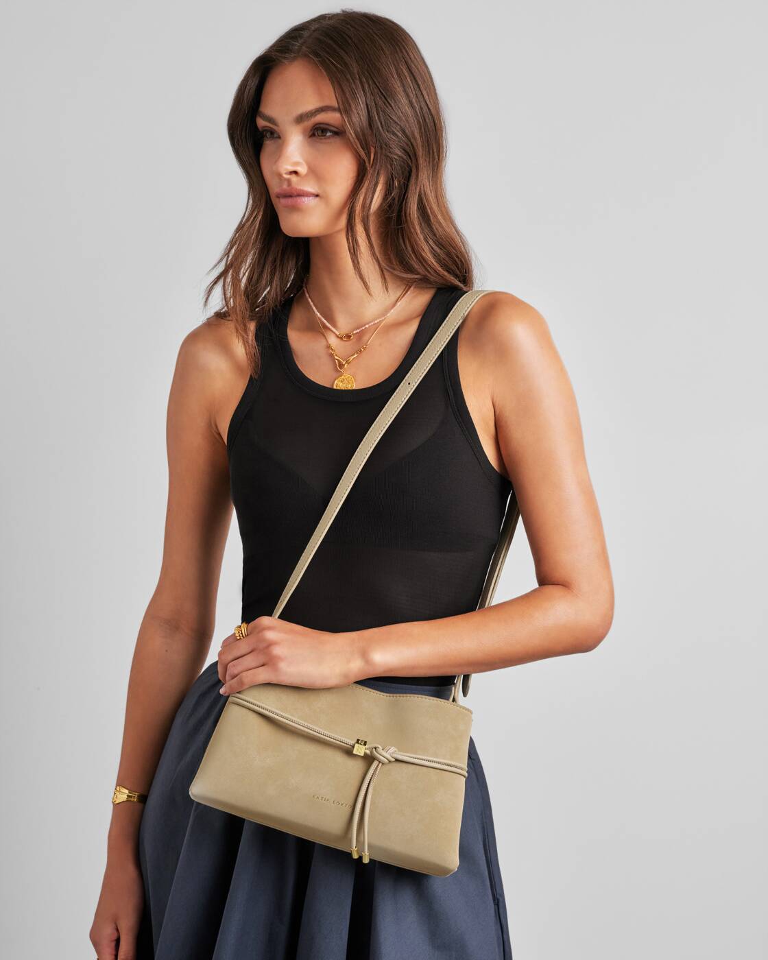 Lori Suedette Crossbody Bag