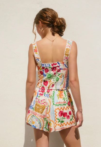 Sweetest Thing Lace Trim Tank