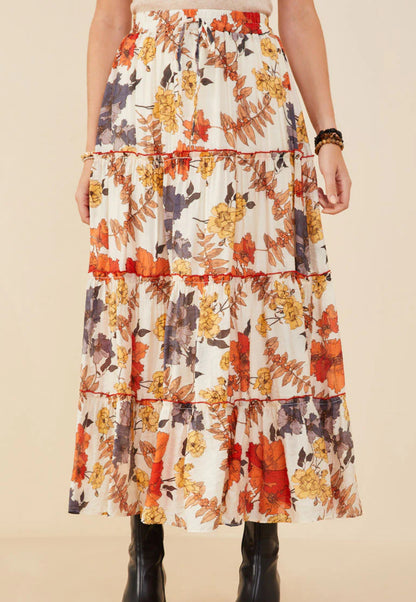 Fall Florals Skirt