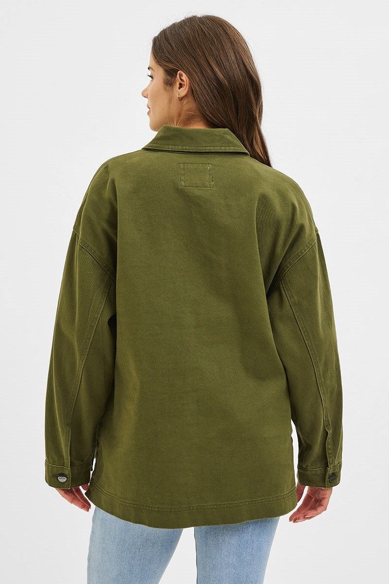 Oversized Step Hem Jacket