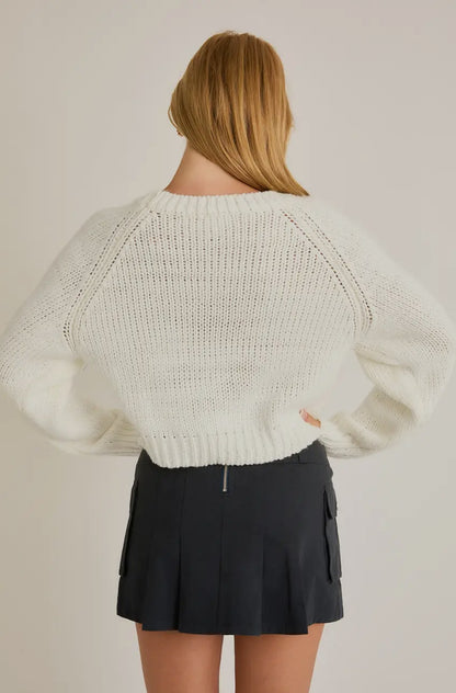 Steal My Heart Crop Sweater