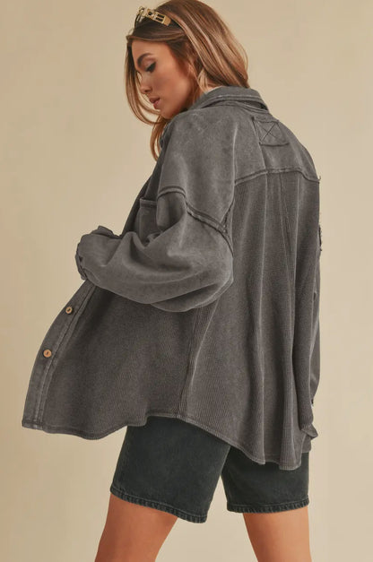 Judie Jacket : Charcoal