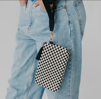 Emma Woven Clutch Wristlet