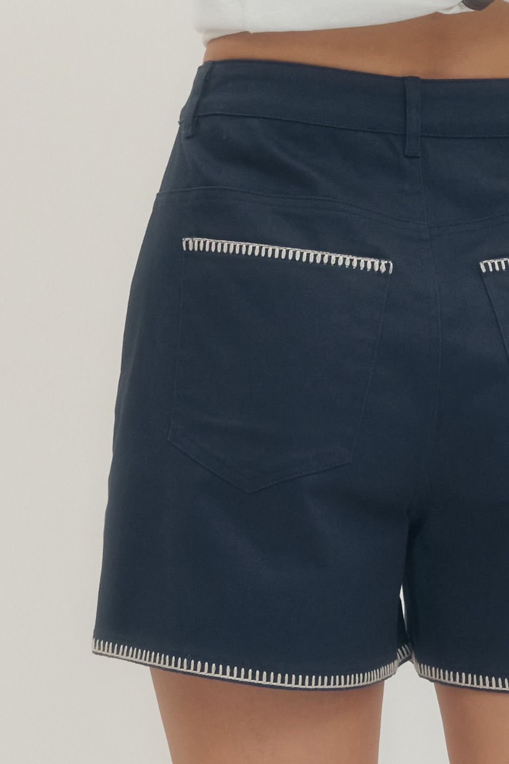 Stitch Detailed Shorts